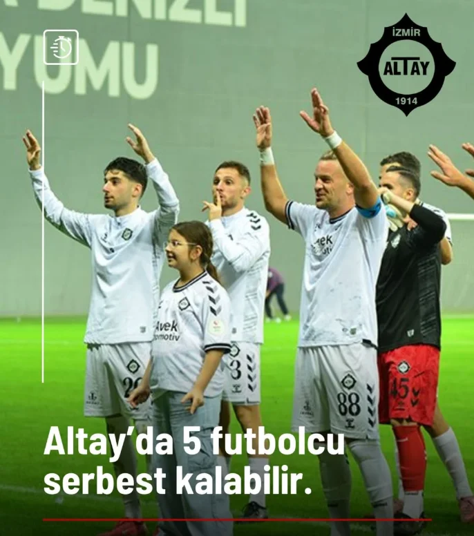 Altay'da Mali Kriz Tehlikesi: 5 Futbolcu Serbest Kalabilir