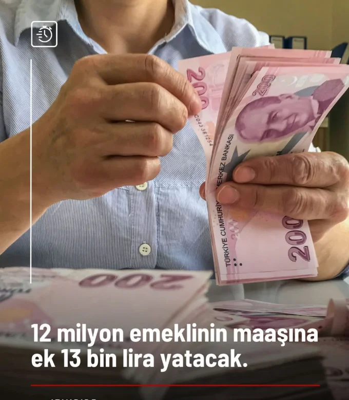 12 Milyon Emekliye Müjdeli Haber: Maaşlarına 13 Bin Lira Eklenmeye Hazırlanıyor