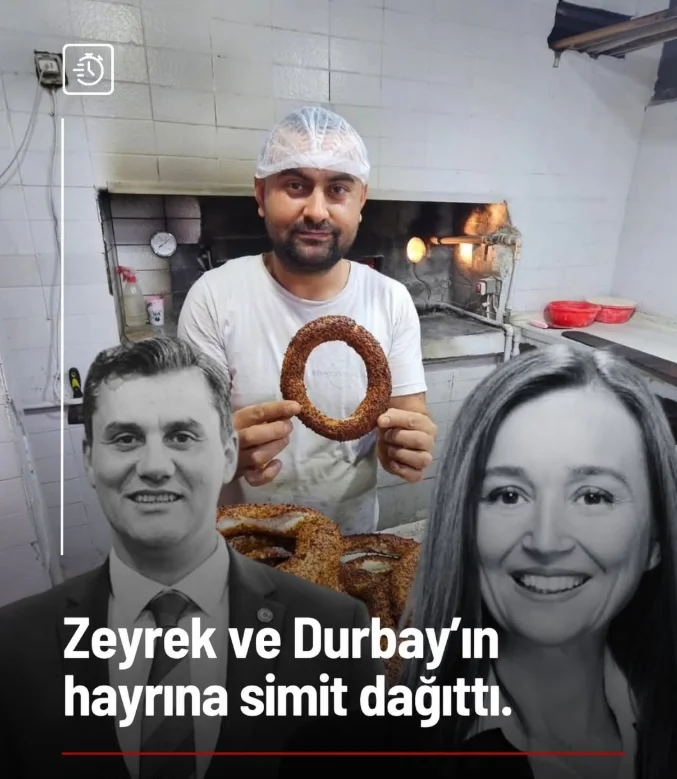 Demirci'de Hain Kaza ve Hastalık Sonrası Simit Dağıtıldı